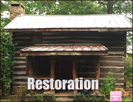Historic Log Cabin Restoration  Bedford, Ohio